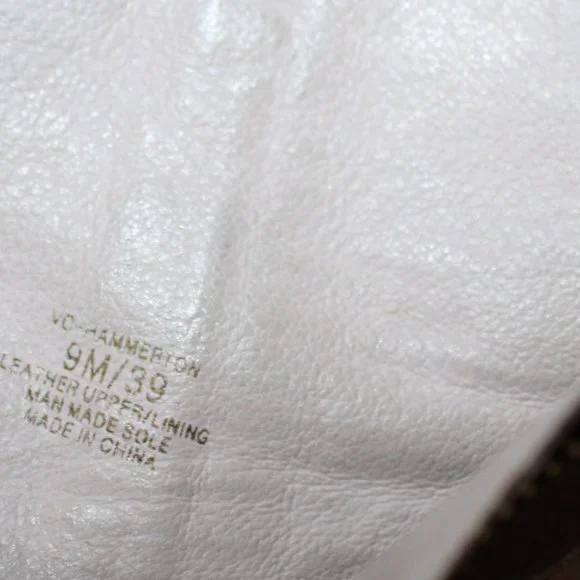 LADIES VINCE CAMUTO ANKLE BOOTS - 9 M - DARK TAN LEATHER - Picture 8 of 9